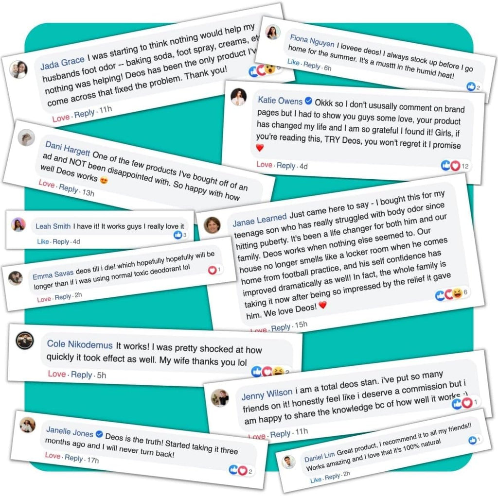 DEOS Internal Deodorant Capsules